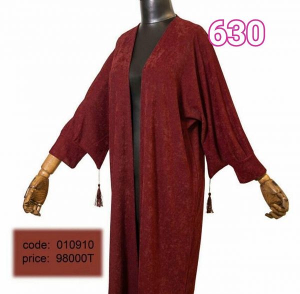 لباس رویی لمه تک رنگی مشکی- ۵۹ هزار تومان